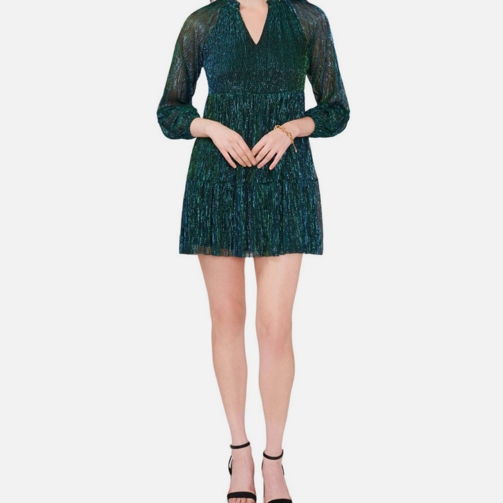 Elegant Green Dress- MSK Petite